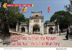 Bài học tiếp sứ thần nhà Nguyên của đức Vua - thi sĩ Trần Nhân Tông