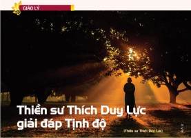 Thiền sư Thích Duy Lực giải đáp Tịnh độ