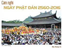 Cảm nghĩ về ngày Phật đản 2560-2016