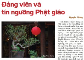 Đảng viên và tín ngưỡng Phật giáo