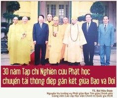 30 năm Tạp chí Nghiên cứu Phật học chuyển tải thông điệp gắn kết giữa Đạo và Đời