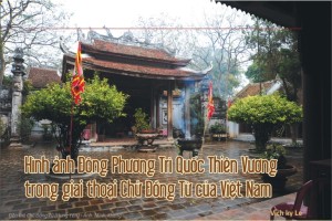 Hình ảnh Đông Phương Trì Quốc Thiên Vương trong giai thoại Chử Đồng Từ của Việt Nam