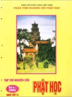 Tạp chí Nghiên cứu Phật học – Số tháng 7/2004