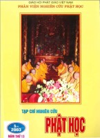 Tạp chí Nghiên cứu Phật học – Số tháng 9/2003