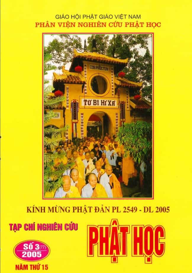 Tạp chí Nghiên cứu Phật học – Số tháng 5/2005