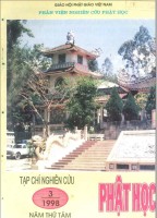 Tạp chí Nghiên cứu Phật học – Số 3/1998