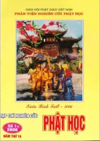 Tạp chí Nghiên cứu Phật học – Số tháng 1/2006