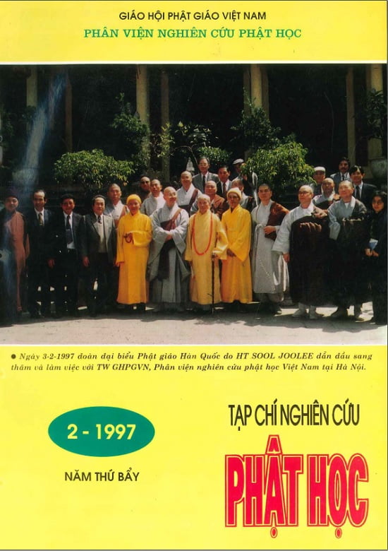 Tạp chí Nghiên cứu Phật học – Số 2/1997