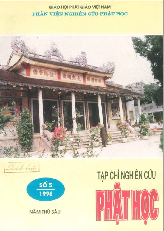 Tạp chí Nghiên cứu Phật học – Số 5/1996