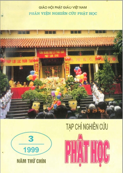 Tạp chí Nghiên cứu Phật học – Số 3/1999