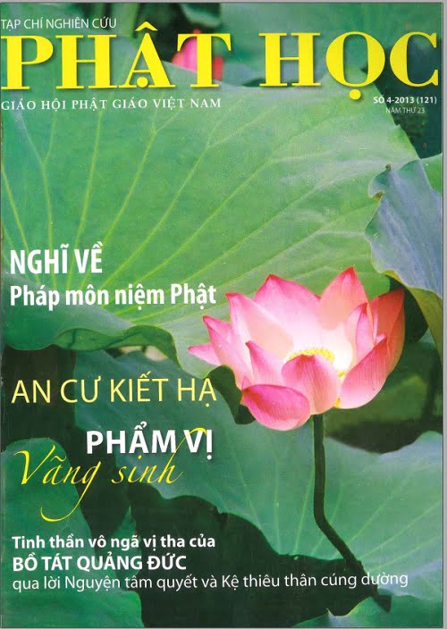 Tạp chí Nghiên cứu Phật học - Số tháng 7/2013