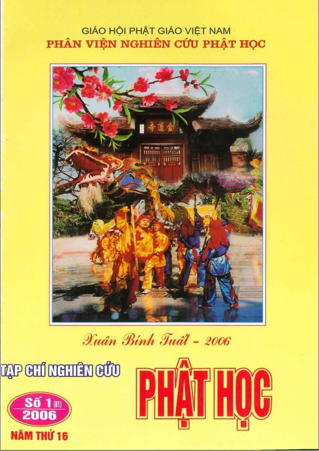 Tạp chí Nghiên cứu Phật học – Số tháng 1/2006