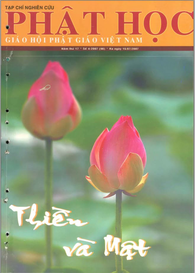 Tạp chí Nghiên cứu Phật học – Số tháng 7/2007