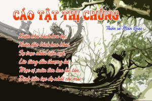 Nội dung tư tưởng và hình thức nghệ thuật của tác phẩm “Cáo Tật Thị Chúng” của thiền sư Mãn Giác