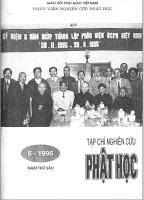 Tạp chí Nghiên cứu Phật học – Số 6/1996