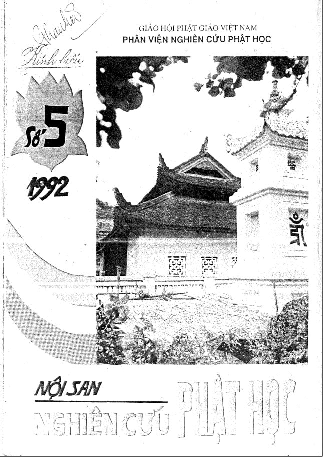 Nội san Nghiên cứu Phật học – Số 5/1992