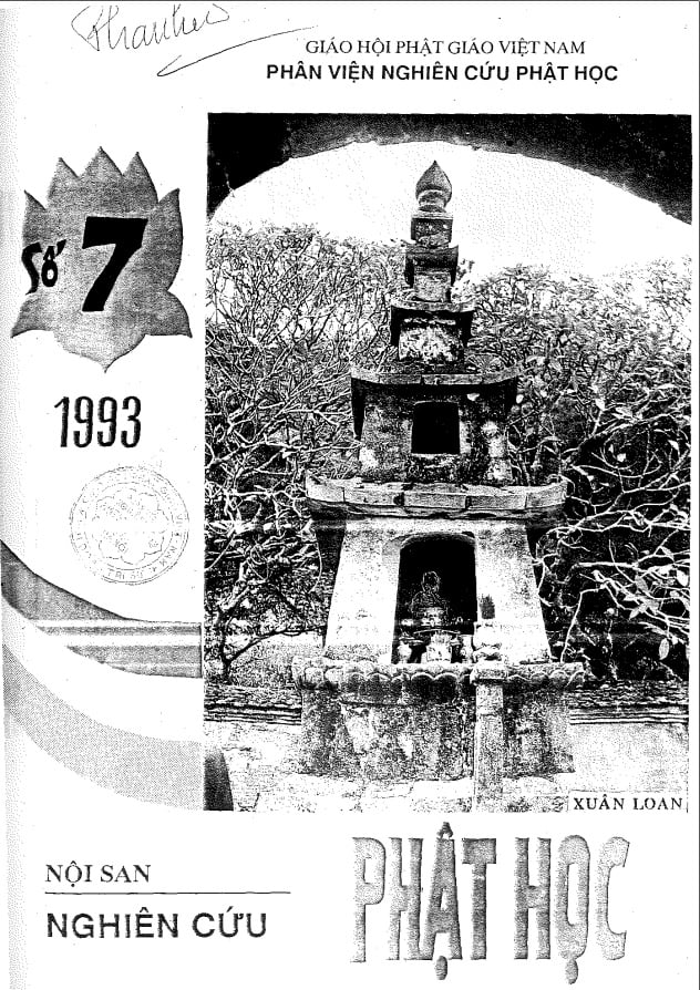 Nội san Nghiên cứu Phật học – Số 7/1993