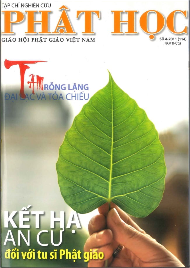 Tạp chí Nghiên cứu Phật học – Số tháng 7/2011