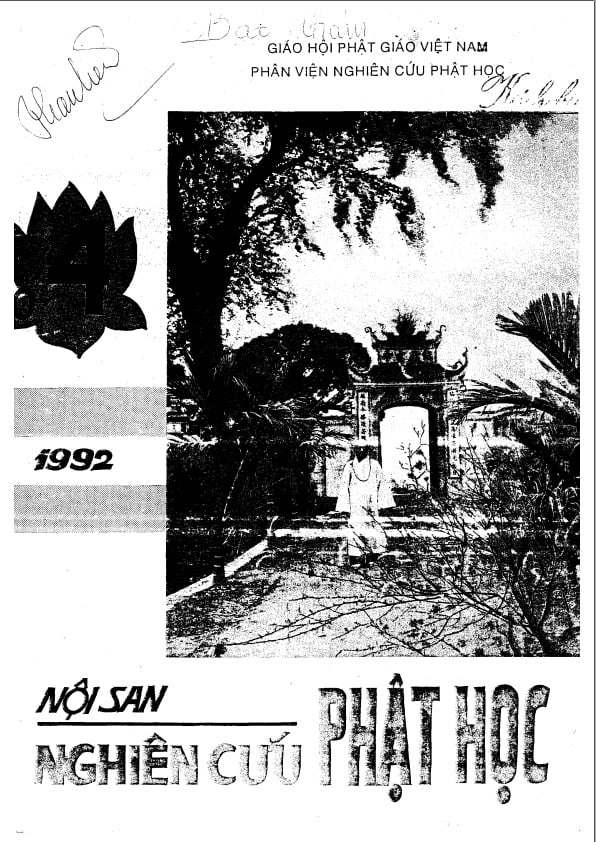 Nội san Nghiên cứu Phật học – Số 4/1992