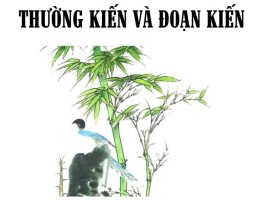 Thường kiến và Đoạn kiến