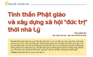 Tinh thần Phật giáo và xây dựng xã hội "đức trị" thời nhà Lý