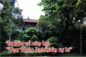 Tư liệu về văn bia “Vạn Phúc đại thiền tự bi”