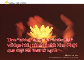 Tính "tương đồng" và "khác biệt" về đạo hiếu của hai nhà Nho-Phật qua Đạt Na thái tử hạnh