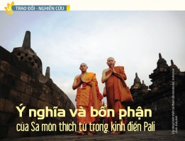 Ý nghĩa và bổn phận của Sa môn thích tử trong kinh điển Pali