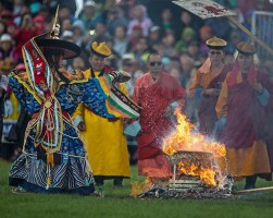 Lễ hội tôn giáo Danshig Naadam ở Mông Cổ