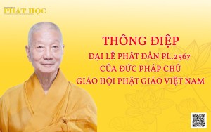 Thông điệp Đại lễ Phật đản Phật lịch 2567 của đức Pháp chủ GHPGVN