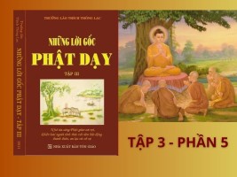 Những lời gốc Phật dạy - Tập 3 - Phần cuối