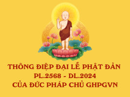 Thông điệp Đại lễ Phật đản PL.2568 của đức Pháp chủ GHPGVN