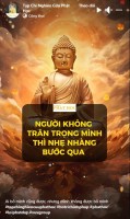 Người không trân trọng mình thì nhẹ nhàng bước qua