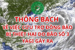 GHPGVN vận động cứu trợ đồng bào bị thiệt hại do bão số 3 Yagi gây ra