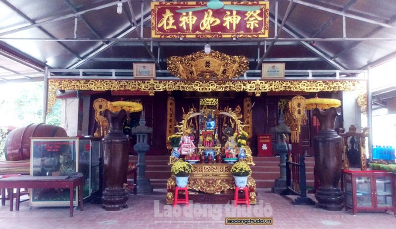 Điện chính đền Bắc Hà. Ảnh: st
