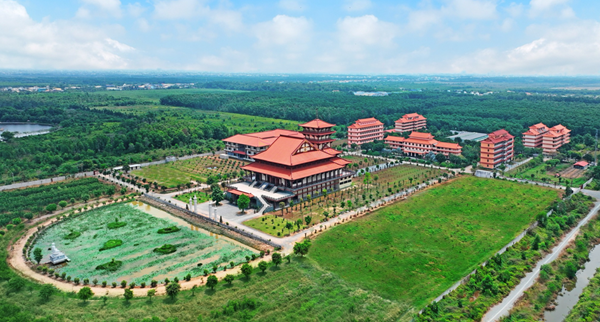 Học viện Phật giáo Việt Nam (Tp Hồ Chí Minh). Ảnh sưu tầm.