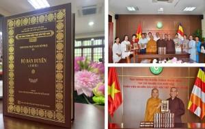 TT.Giác Hoàng thăm Tạp chí NCPH và trao tặng Bộ Kinh Bản Duyên