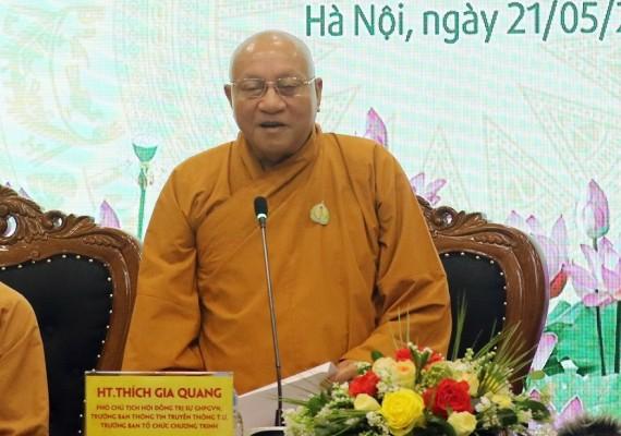 HT.Gia Quang phát biểu Họp báo Chương trình Vu lan - Đạo hiếu & Dân tộc năm 2025