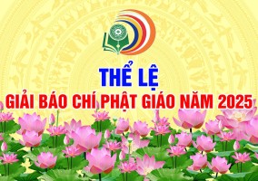 Thể lệ Giải báo chí Phật giáo 2025