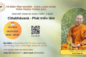 Hà Nội: Chùa Long Hưng tổ chức Khoá Thiền phát triển Tâm