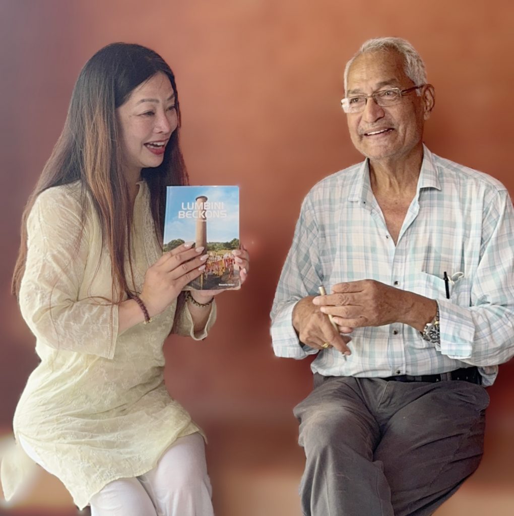 Rebecca Wong cùng Basanta Bidari. Ảnh do tác giả cung cấp Rebecca Wong cùng Basanta Bidari. Ảnh do tác giả cung cấp