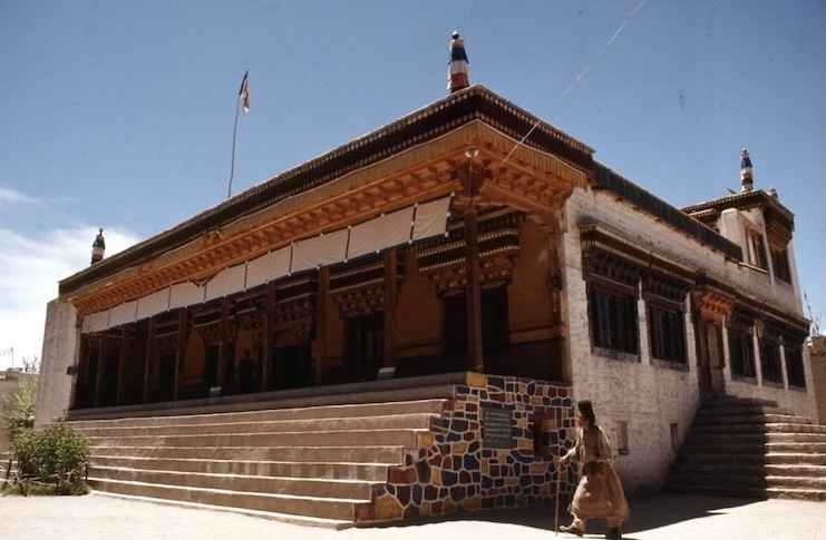Chùa Jokhang Leh năm 1975. Nguồn: ladakhbuddhistassociation.org