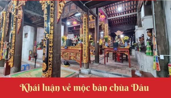 Khái luận về mộc bản chùa Dâu