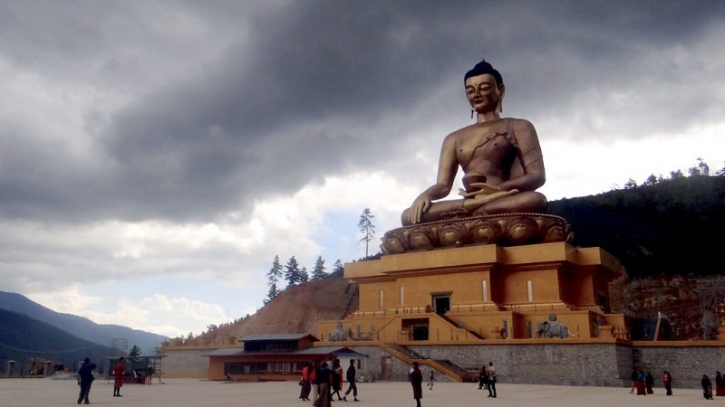 Tượng Đại Phật Dordenma tại Kuenselphodrang, nhìn ra toàn cảnh Thimphu. Ảnh: wikipedia.org Tượng Đại Phật Dordenma tại Kuenselphodrang, nhìn ra toàn cảnh Thimphu. Ảnh: wikipedia.org