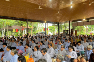 TP.HCM: Chùa Hoằng Pháp tổ chức Khóa tu Phật thất lần thứ 106