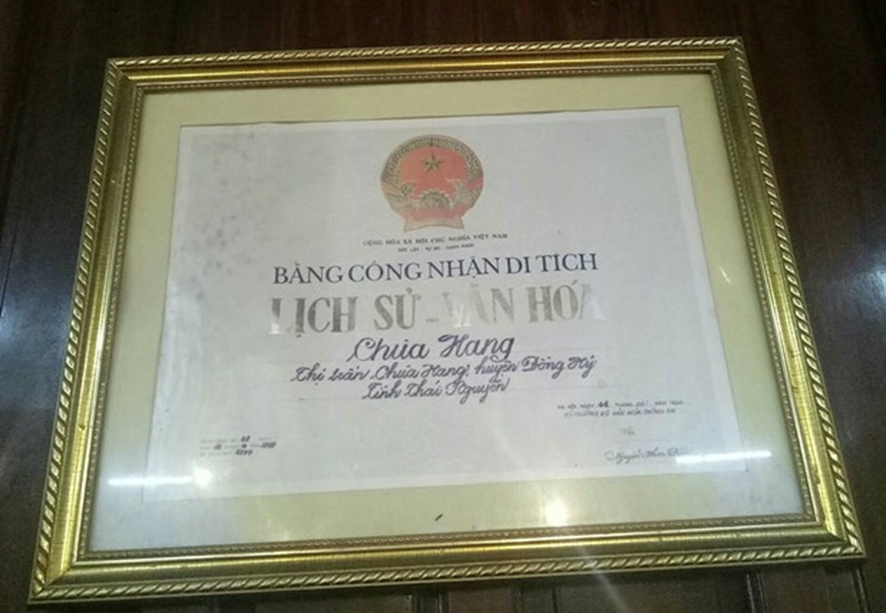 Chùa Hang (Thái Nguyên). Ảnh sưu tầm.