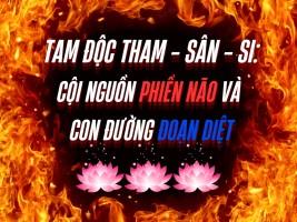 Tham - Sân - Si là cội nguồn phiền não và cách đoạn diệt