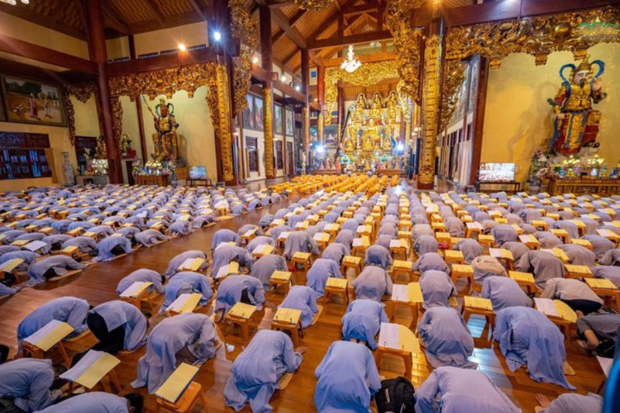 Hà Tĩnh: Chùa Giai Lam tổ chức khóa tu Một ngày an lạc