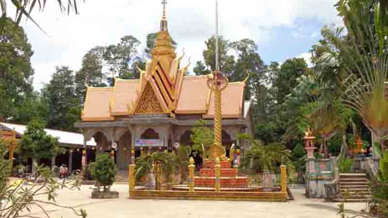 Chùa Ấp Sóc (chùa Bodhiculàmani), Vĩnh Long. Ảnh: Internet