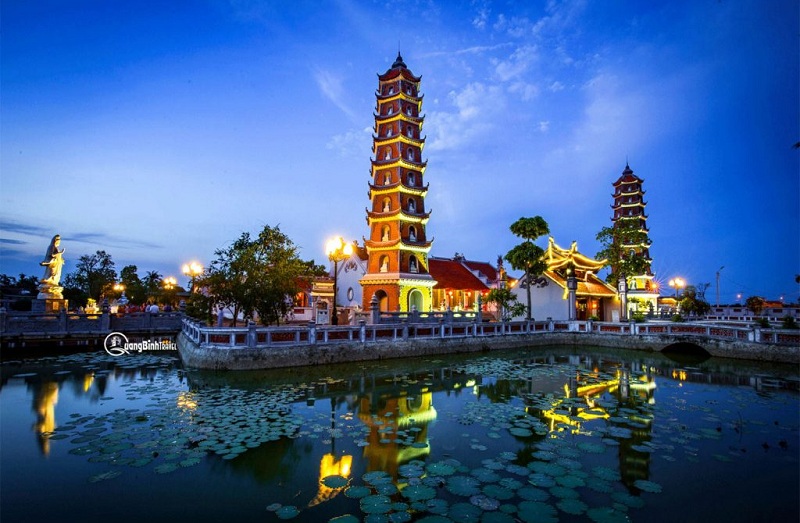 Chùa Hoằng Phúc (Quảng Bình). Ảnh: Internet